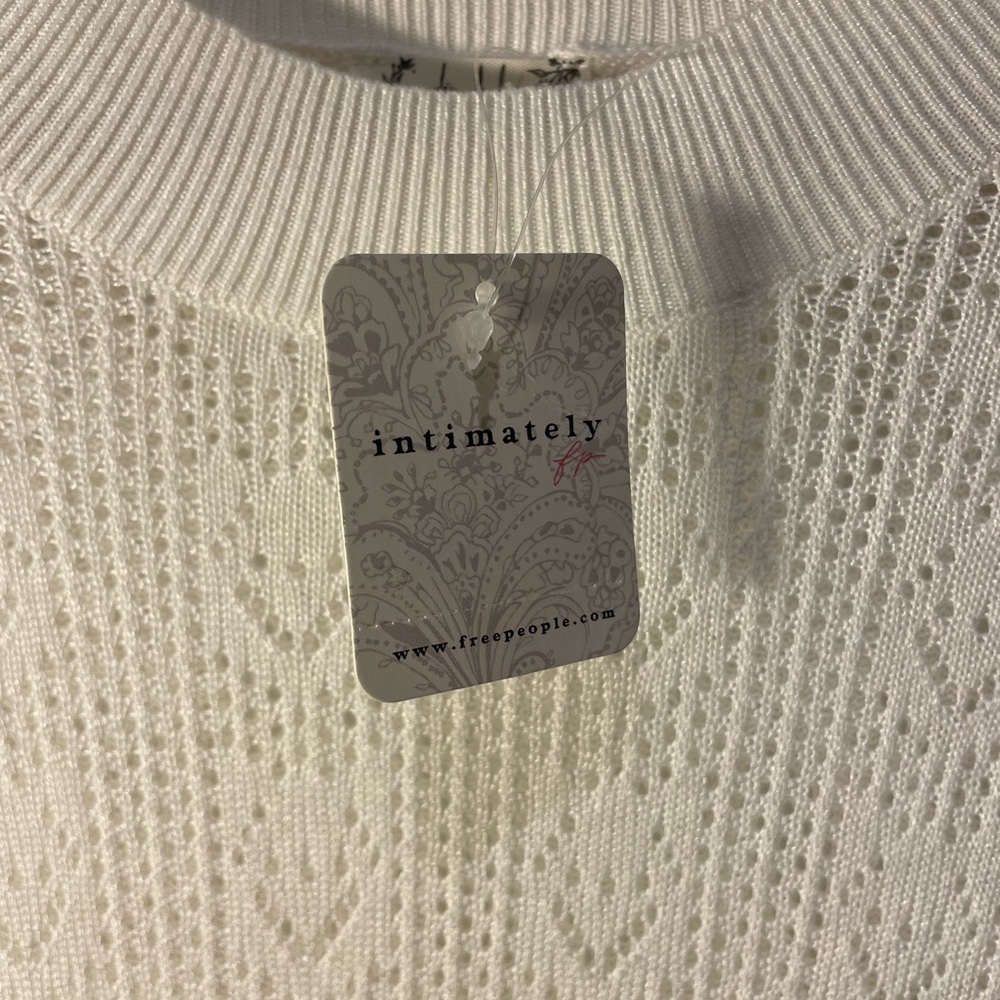 Free People Intimately Free Smile French Vanilla Sunday Best Bodysuit Size Large - Picture 7 of 14